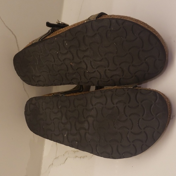 NAOT Women Malibu Sandal Size 6 (size missing) Gold Bronze Rhinestone Open - Picture 10 of 13